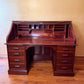 Mahogany Roll Top Large Desk 