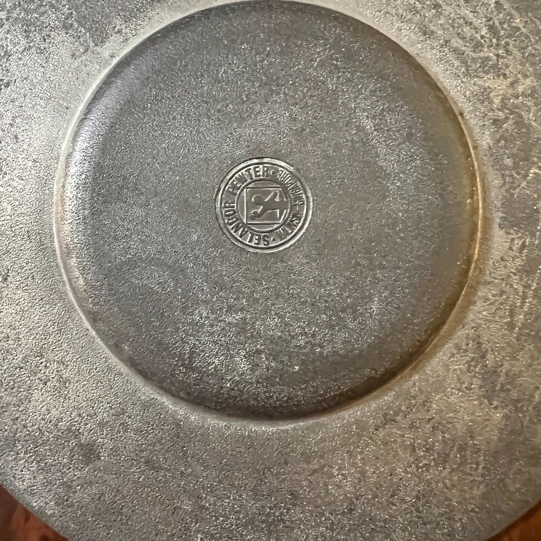 Vintage Malaysia Selangor Pewter Plate