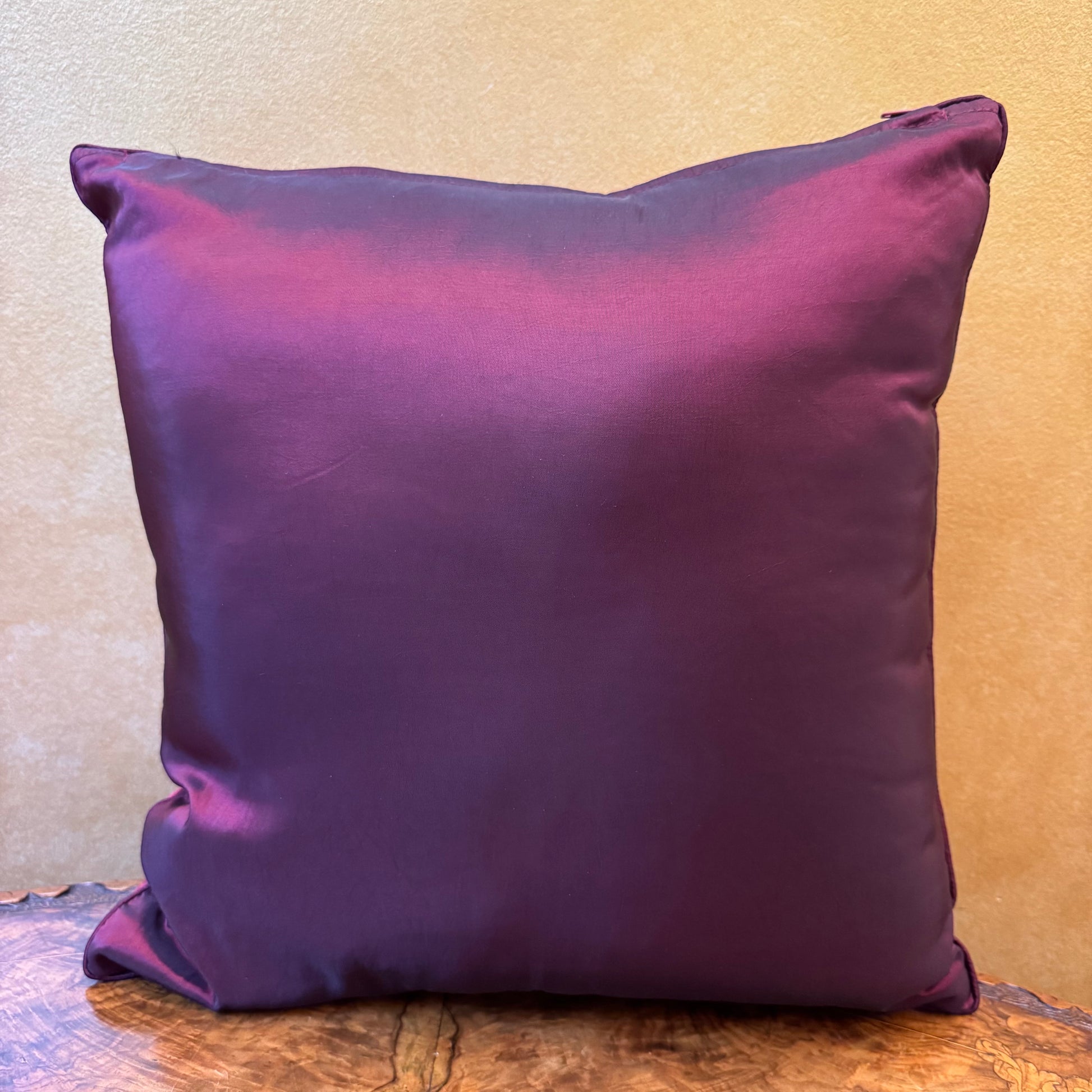 Maroon Square Pillow