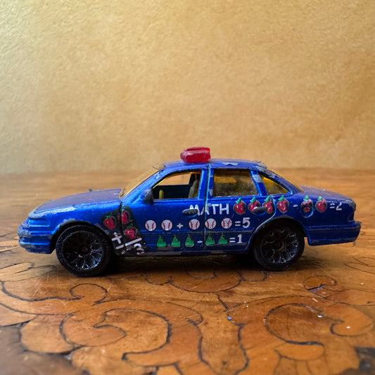 Matchbox 1996 Mattel Ford Crown Victoria Diecast Math Police Car