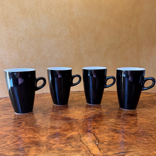 Maxwell & Williams Colori Black Mug Set Of Four 