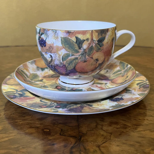 Maxwell & Williams Fruits Tea Cup Trio Set