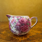 Maxwell & Williams Roseberry Floral Pink Red Roses Milk Jug 