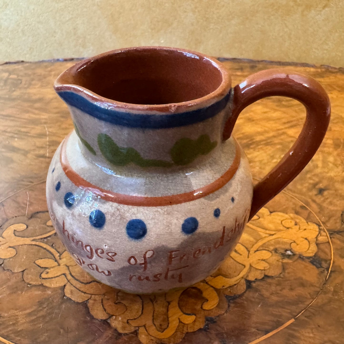 May The Hinges Of Friendship Never Go Rusty Pottery 