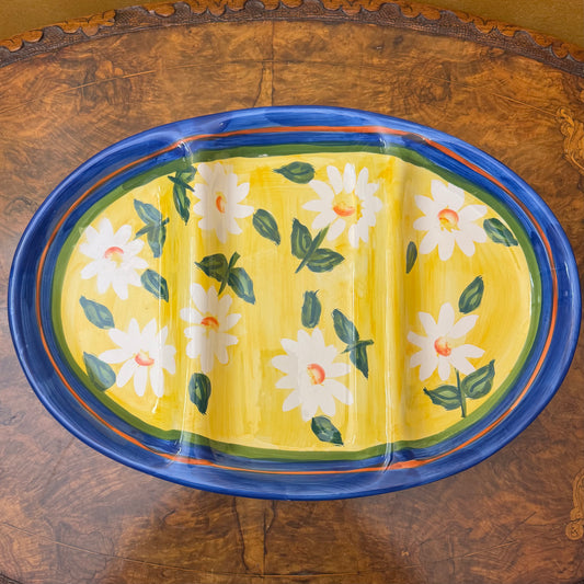 Mayfair & Jakcson Hand-Painted Serving Platter 