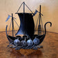 Vintage Viking Metal Ship