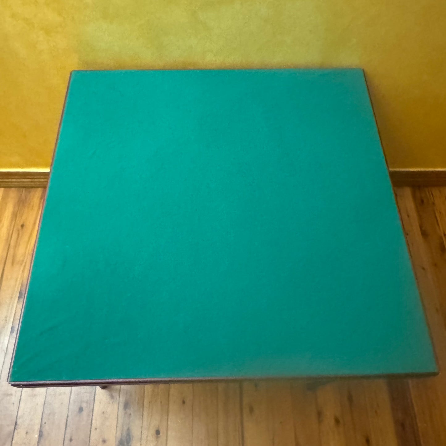 Mid-Century Folding Wooden Gaming Table