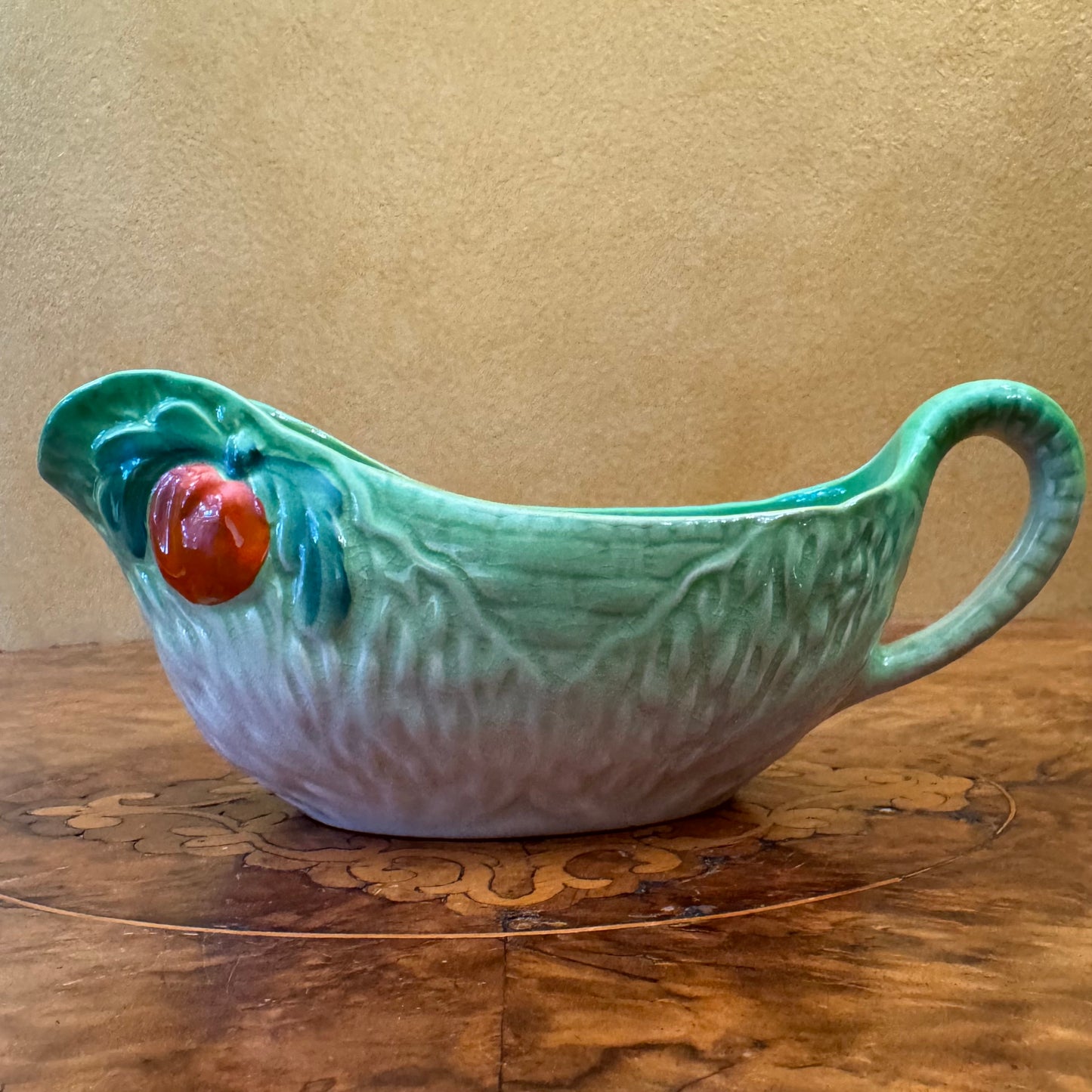 Midwinter Burslem Lettuce Leaf Gravy Boat 