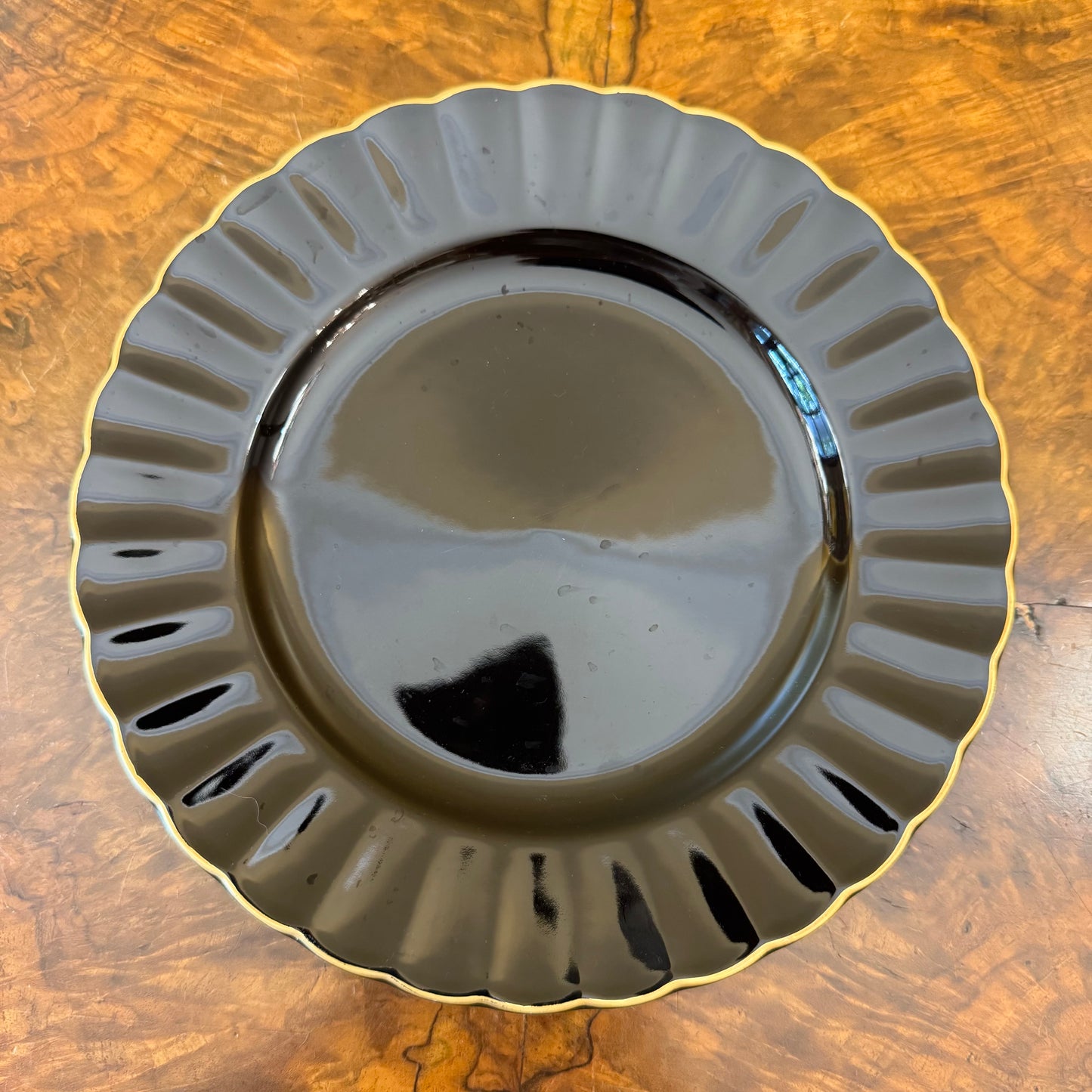 Mikasa Classic Ebony & Gold Dinner Plate 