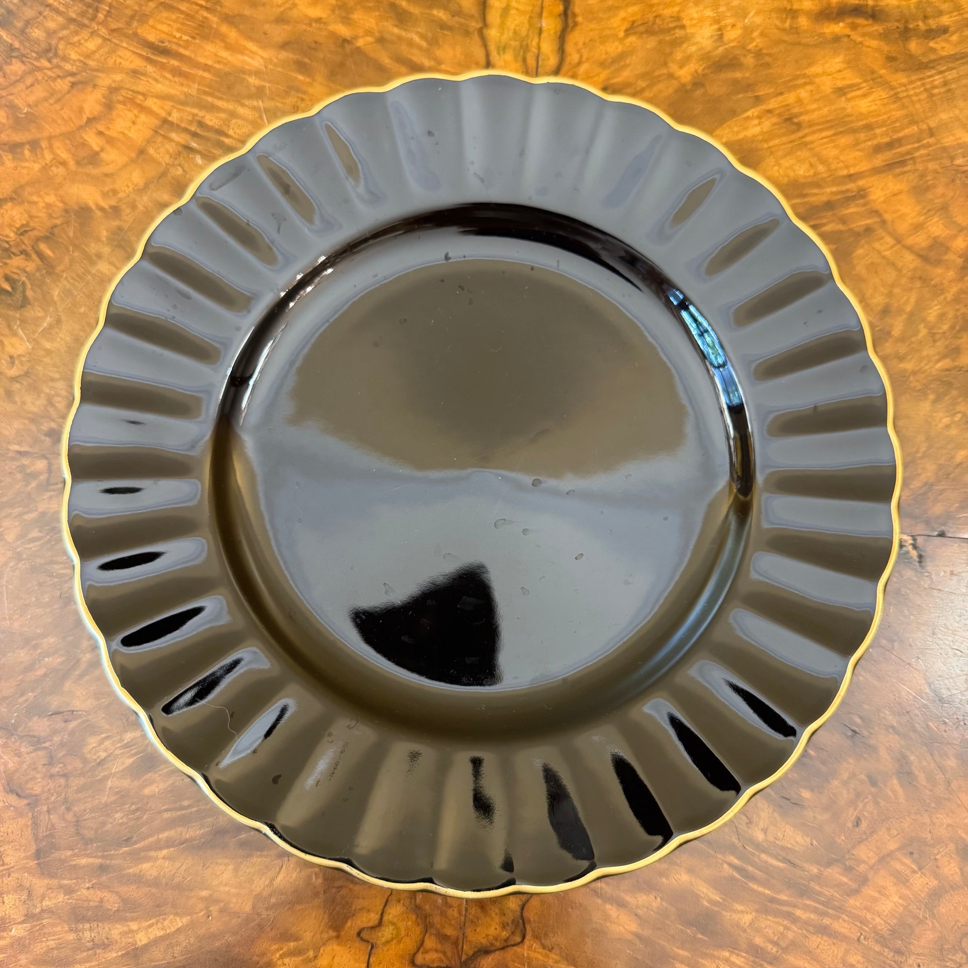 Mikasa Classic Ebony & Gold Dinner Plate 