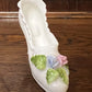 Vintage Bone China Miniature Shoe Ornaments Set Of Three