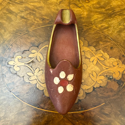 Monarch Hand Crafted Ceramic Shoe Ashtray