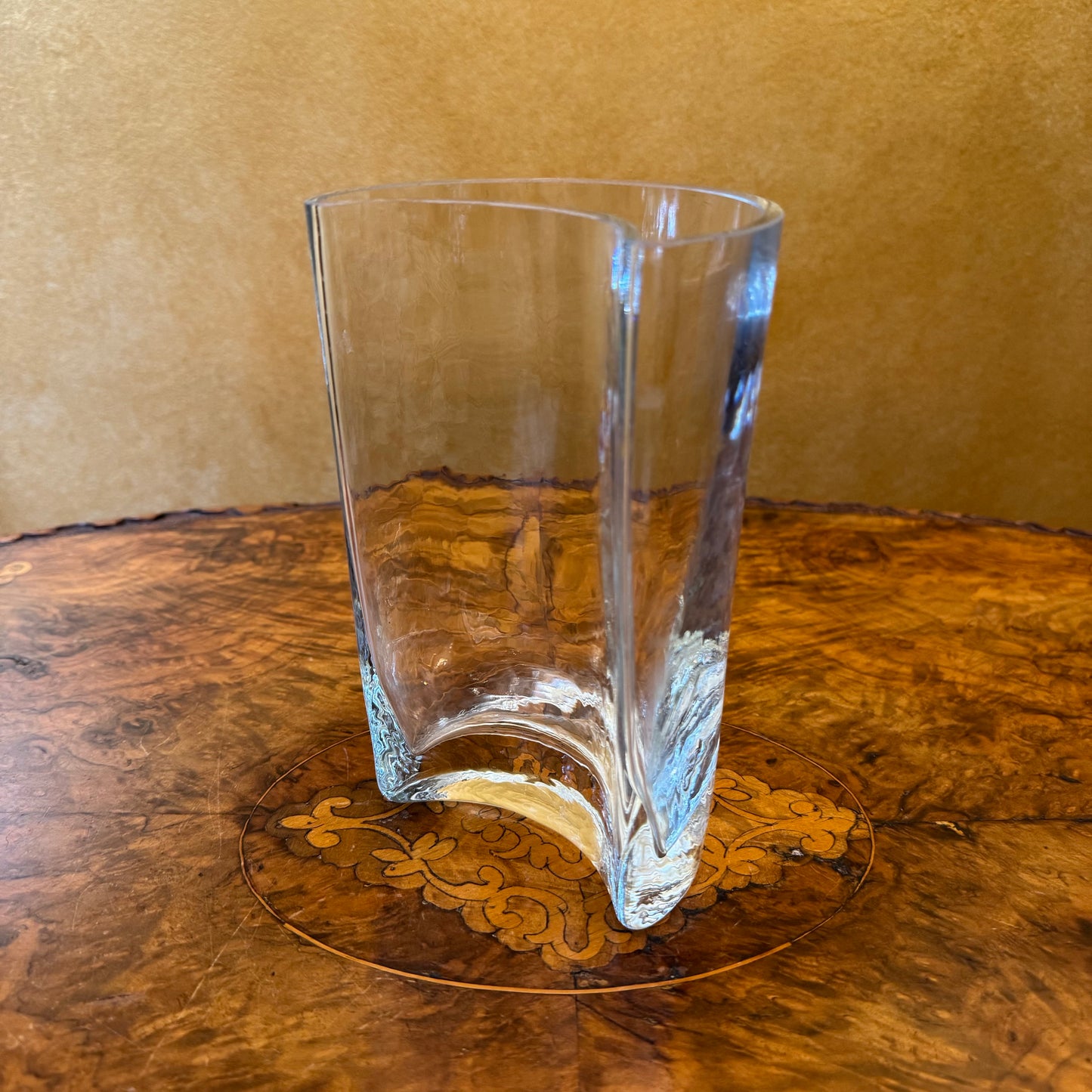 Moon Shaped Glass Vase