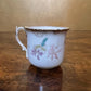 Vintage Moore Floral Demitasse Coffee Cup & Saucer Pair