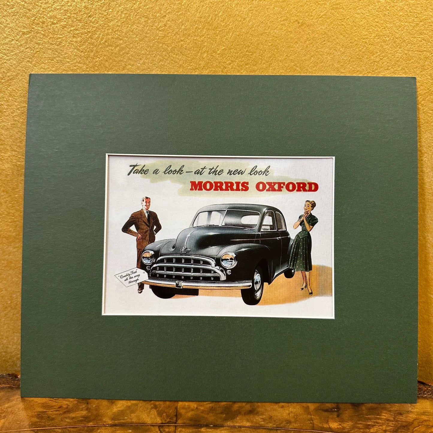 Morris Oxford Car Postcard
