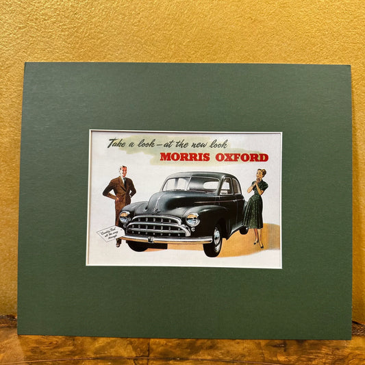 Morris Oxford Car Postcard