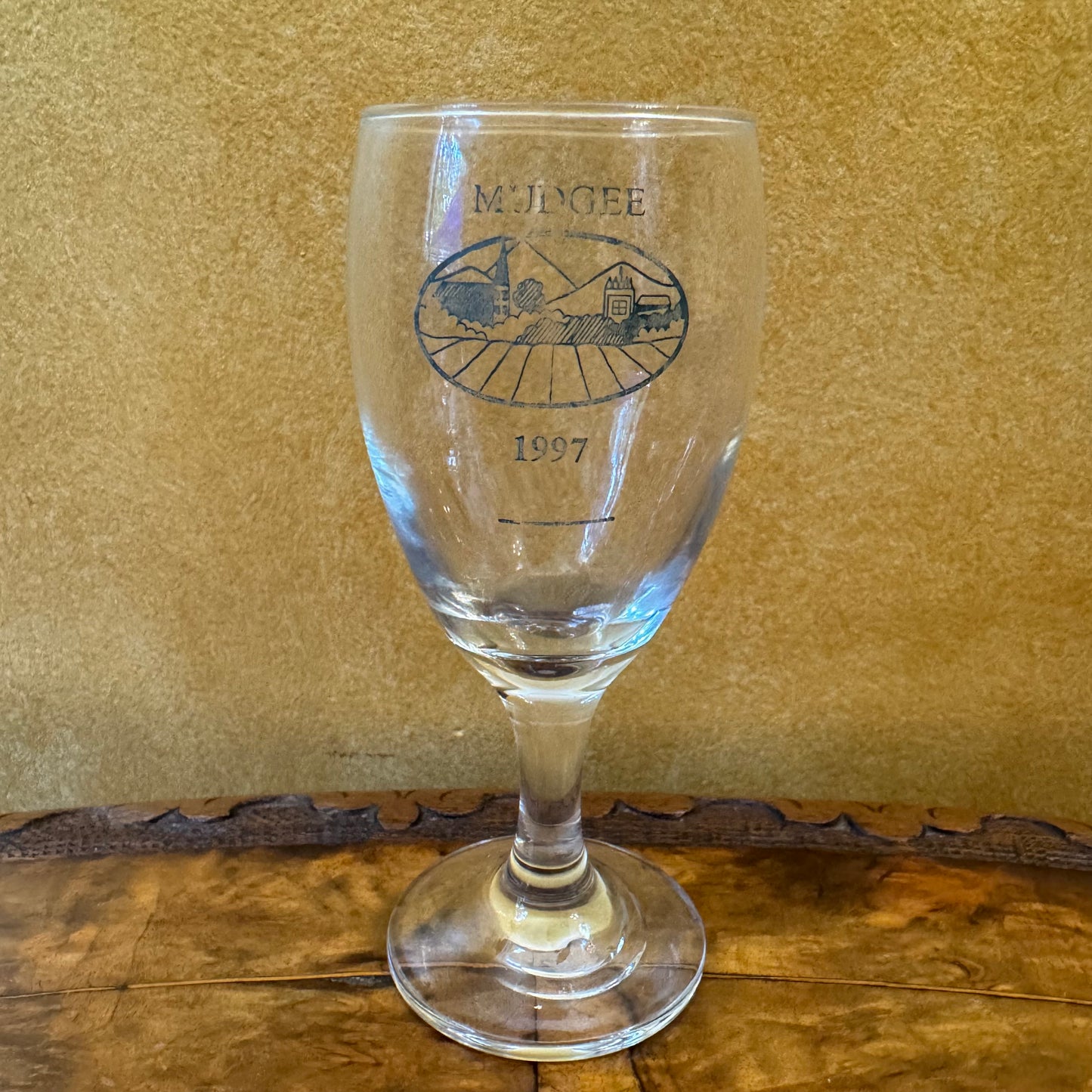 Mudgee Souvenir Wine Glass