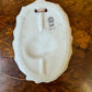 Vintage Nathco Country Ballerina Girl Bisque Plaque