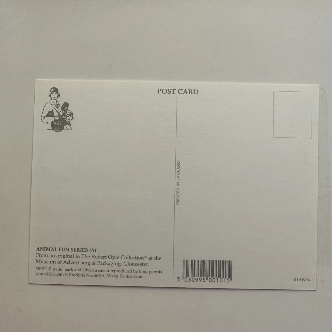 Nestle's Swiss Milk "The Richest in Cream" Postcard