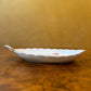 Noritake Cherries Print Leaf Shaped Dish 