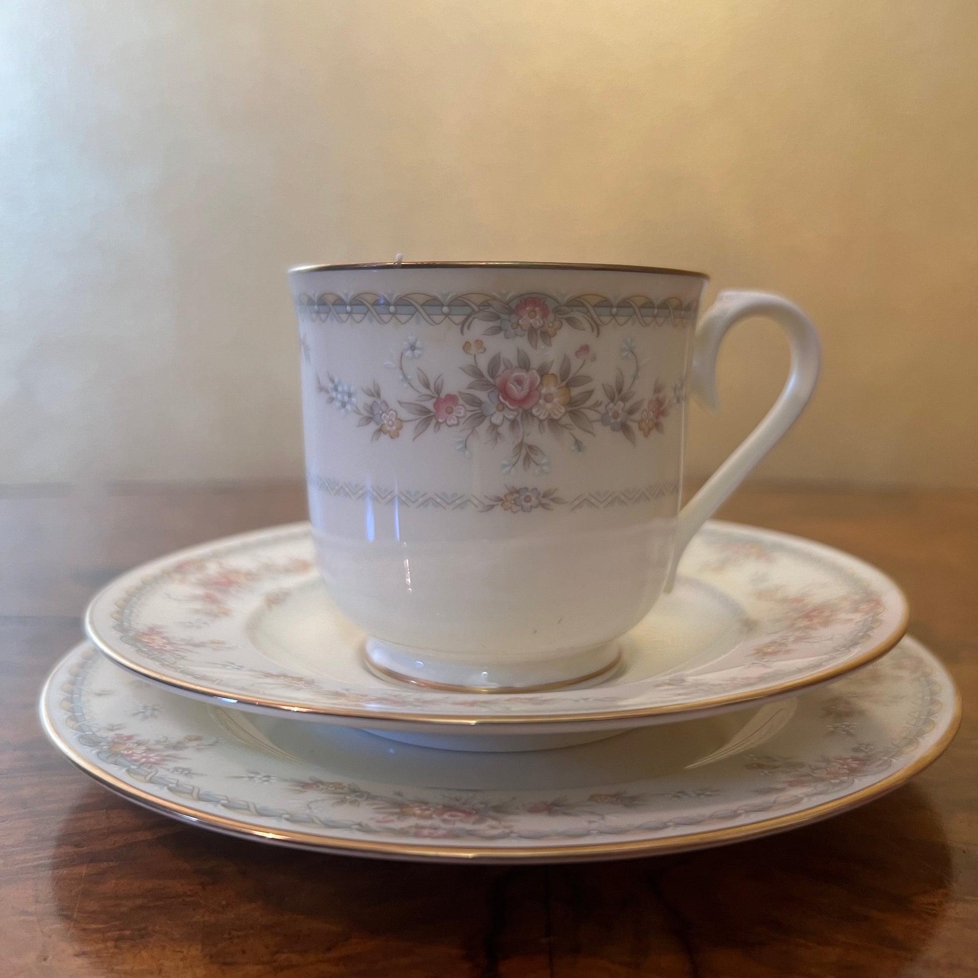 Noritake Linda Tea Cup Trio Set