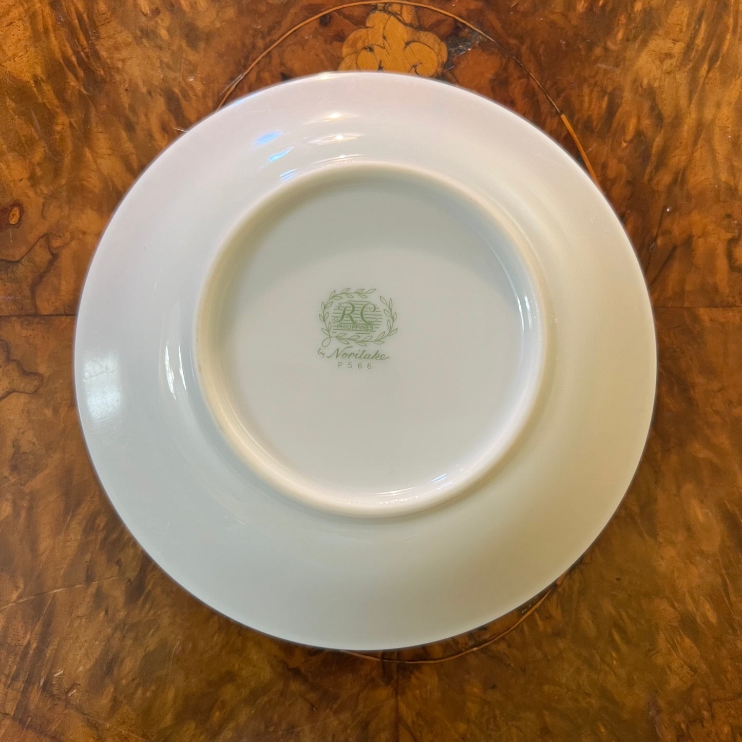 Noritake White & Gold Soup Bowl