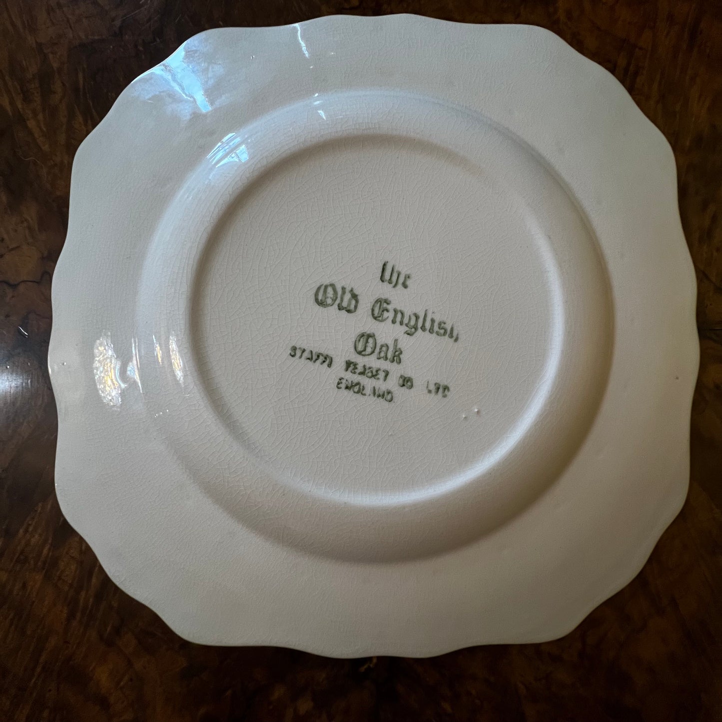 Old English Oak Print Plate