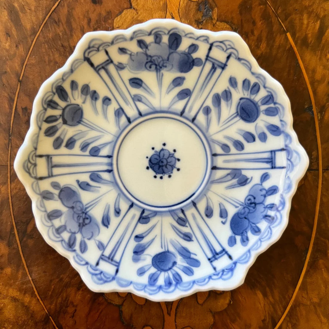 Vintage Oriental Demitasse Coffee Cup & Saucer