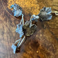 Vintage Ornate Leaves Hanging Ornament Pair