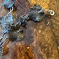 Vintage Ornate Leaves Hanging Ornament Pair