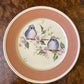 Ourimbah Pottery Hand Painted Birds Terracotta Plate