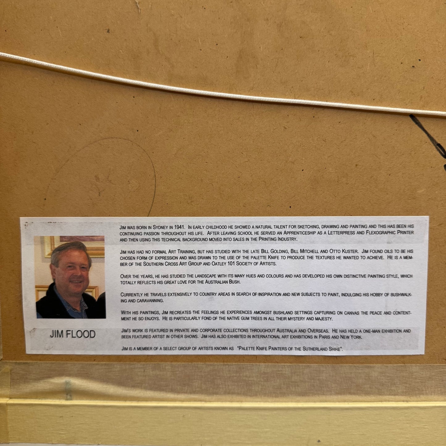 Painting Of Woronora River Reflections By Jim Flood