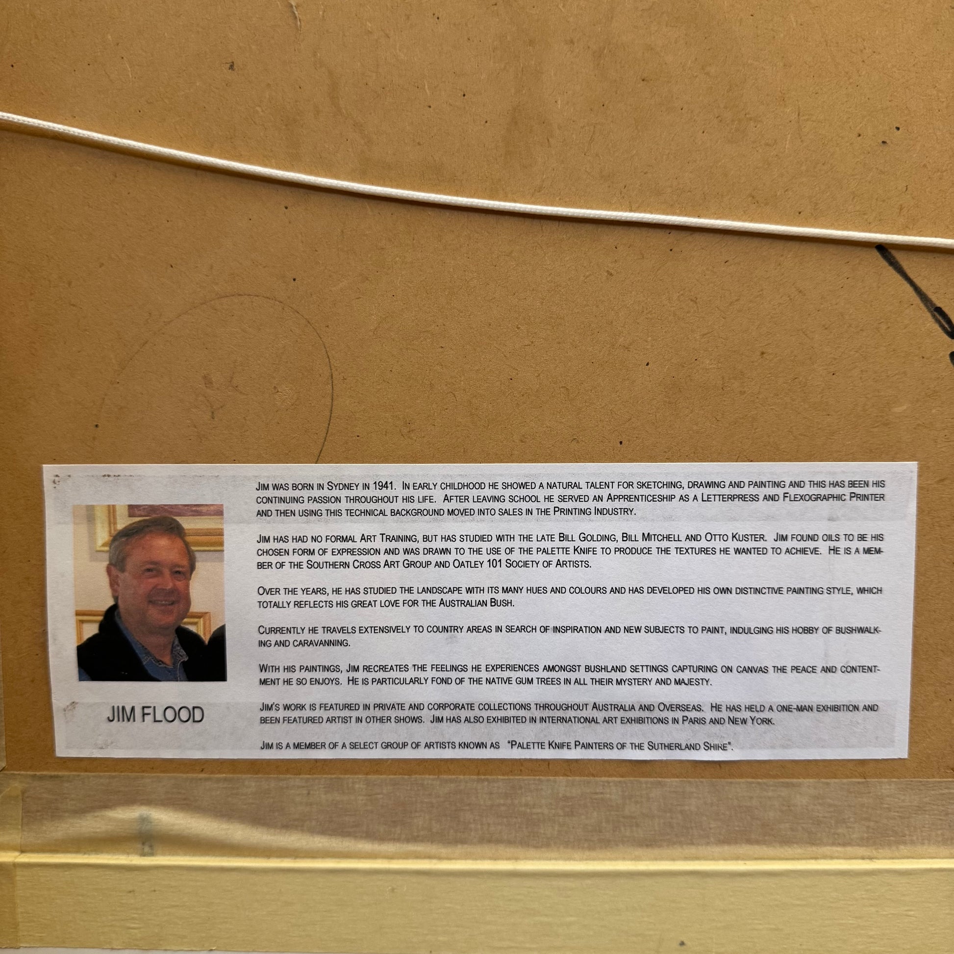 Painting Of Woronora River Reflections By Jim Flood