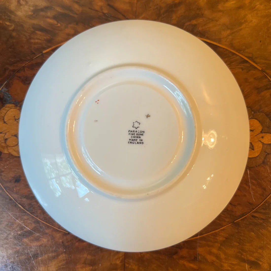 Paragon Green Gold Tea Cup Trio