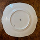 Paragon Turquoise Print Cake Plate