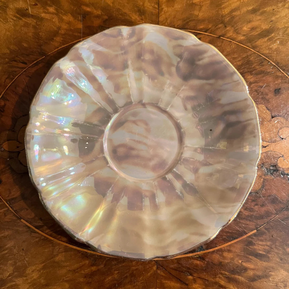Vintage Pearl Demitasse Coffee Cup & Saucer