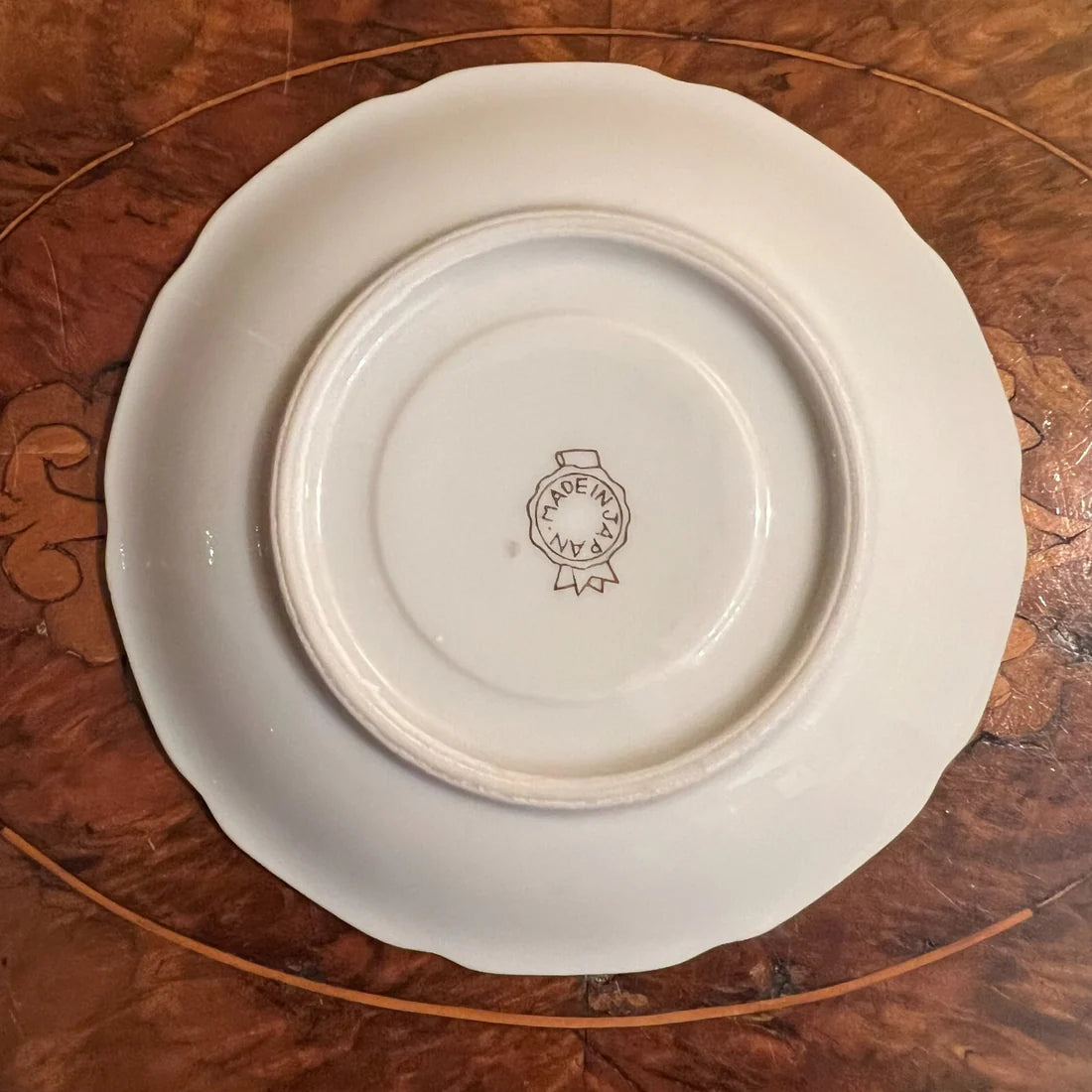Vintage Pearl Demitasse Coffee Cup & Saucer