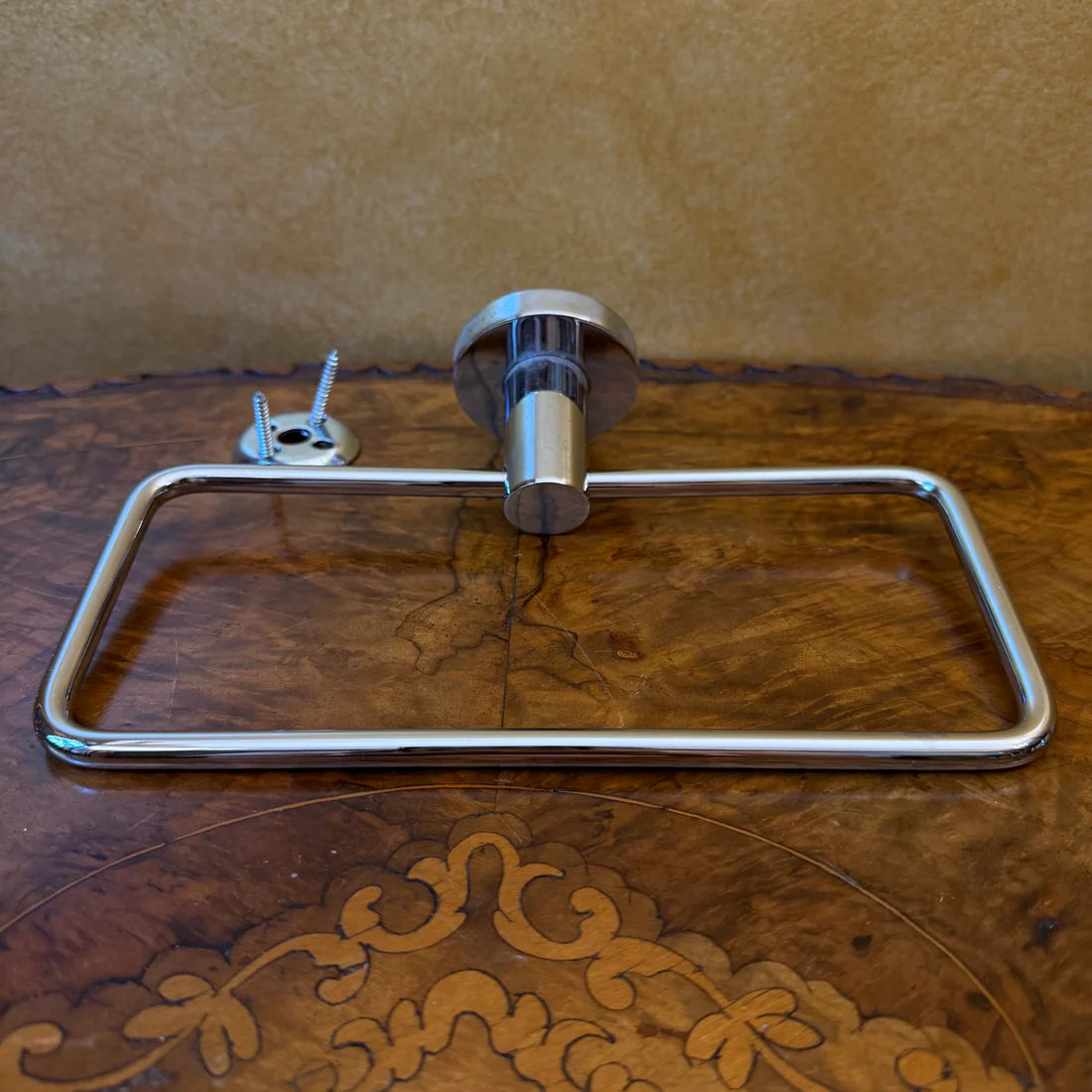 Phoenix Silver Rectangle Hand Towel Rack