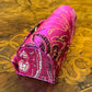 Vintage Pink Fabric Lipstick Case