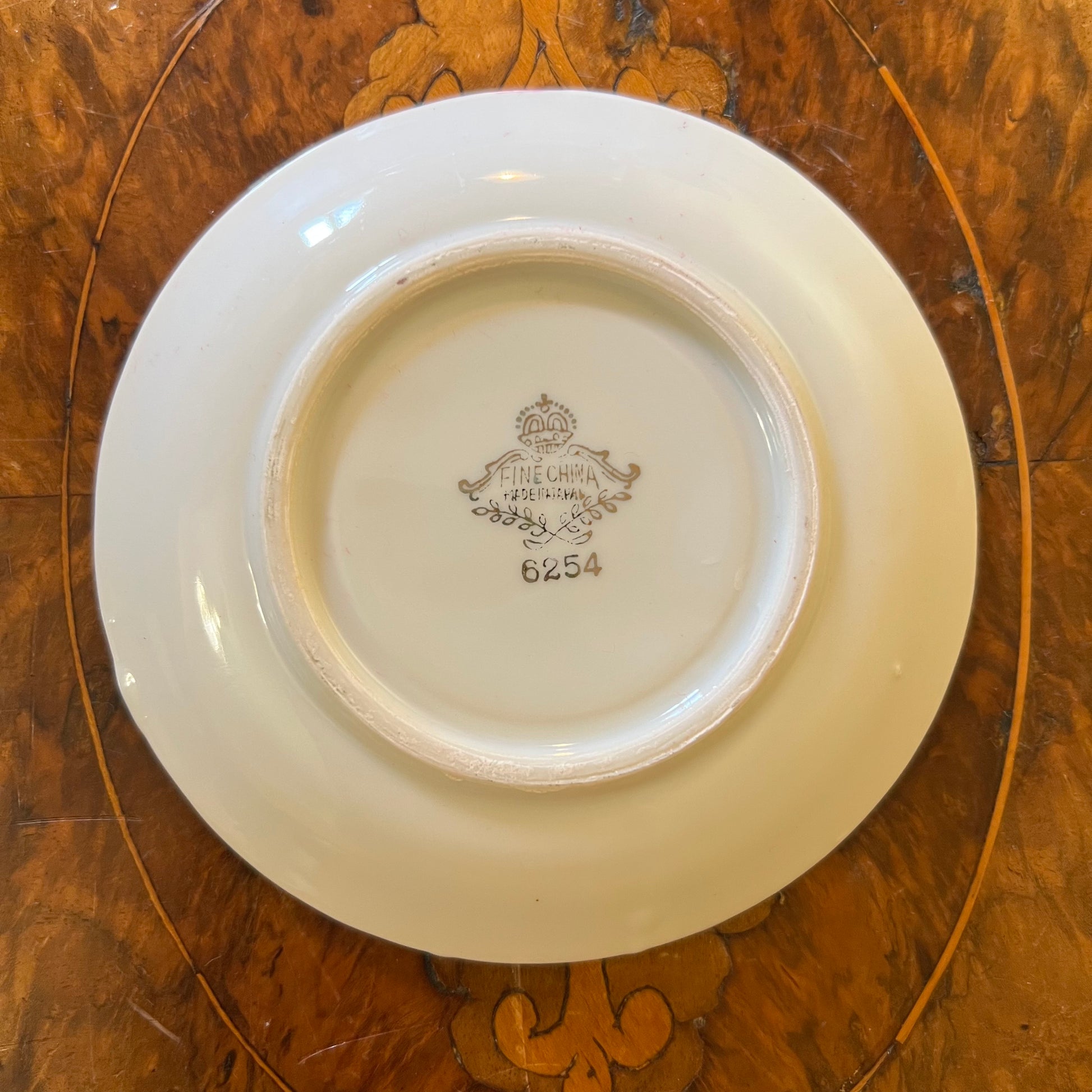 Pink Floral Demitasse Saucer