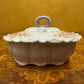 Pink Floral Hand-Painted Small Trinket Box 