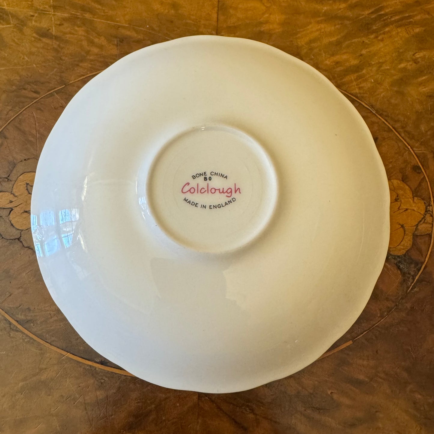 Pink Rose Print Saucer 