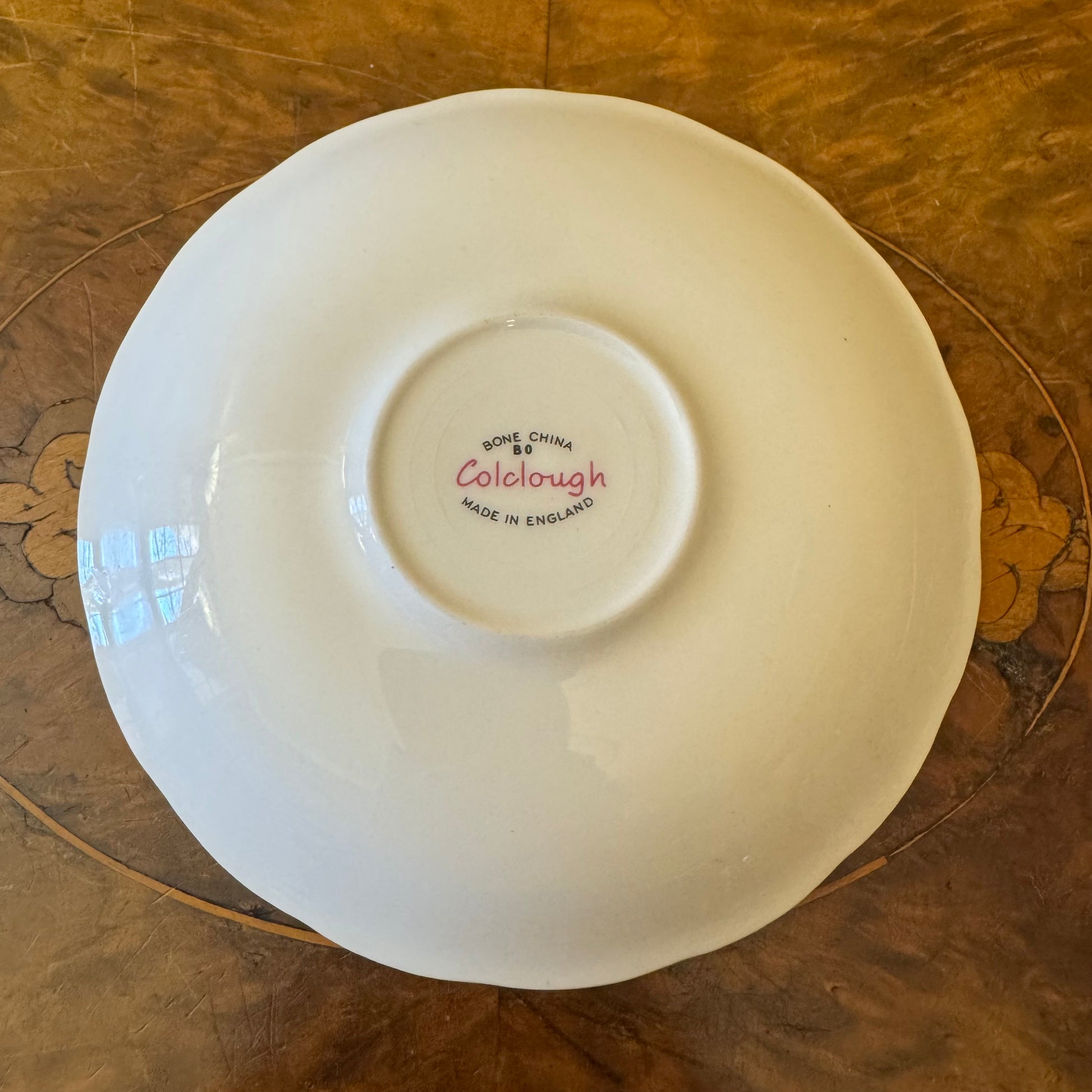 Pink Rose Print Saucer 