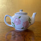 Pink Rose Print Teapot