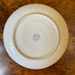 Vintage Pink Silver Floral Print Saucer