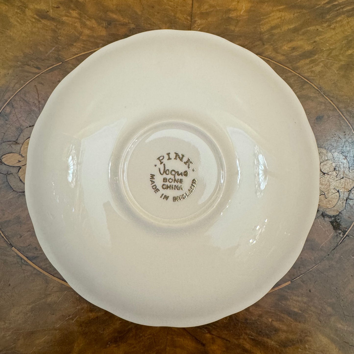 Pink Vogue Saucer 