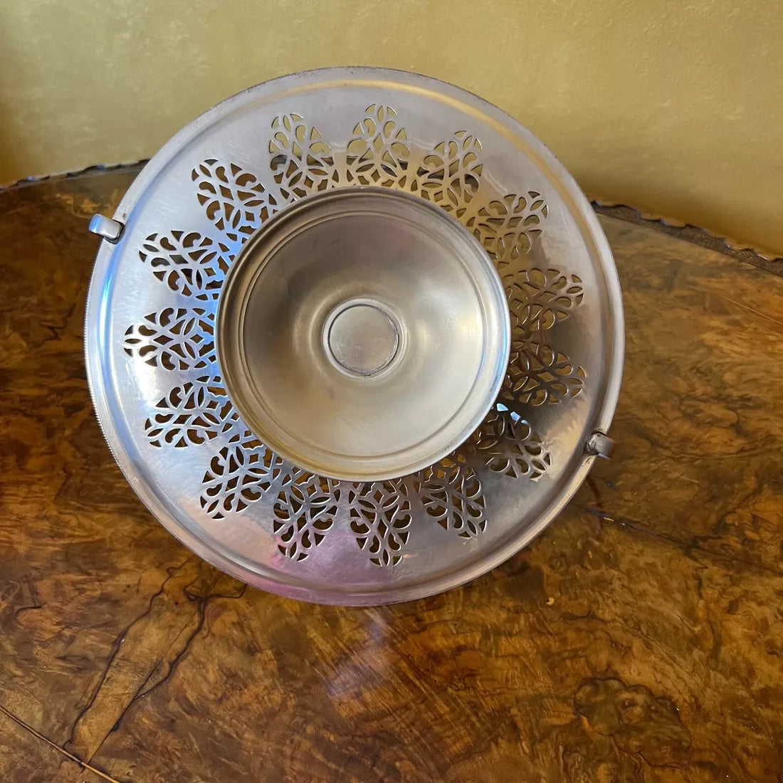 Plate Craft Silver Plated Display Bowl With Stand