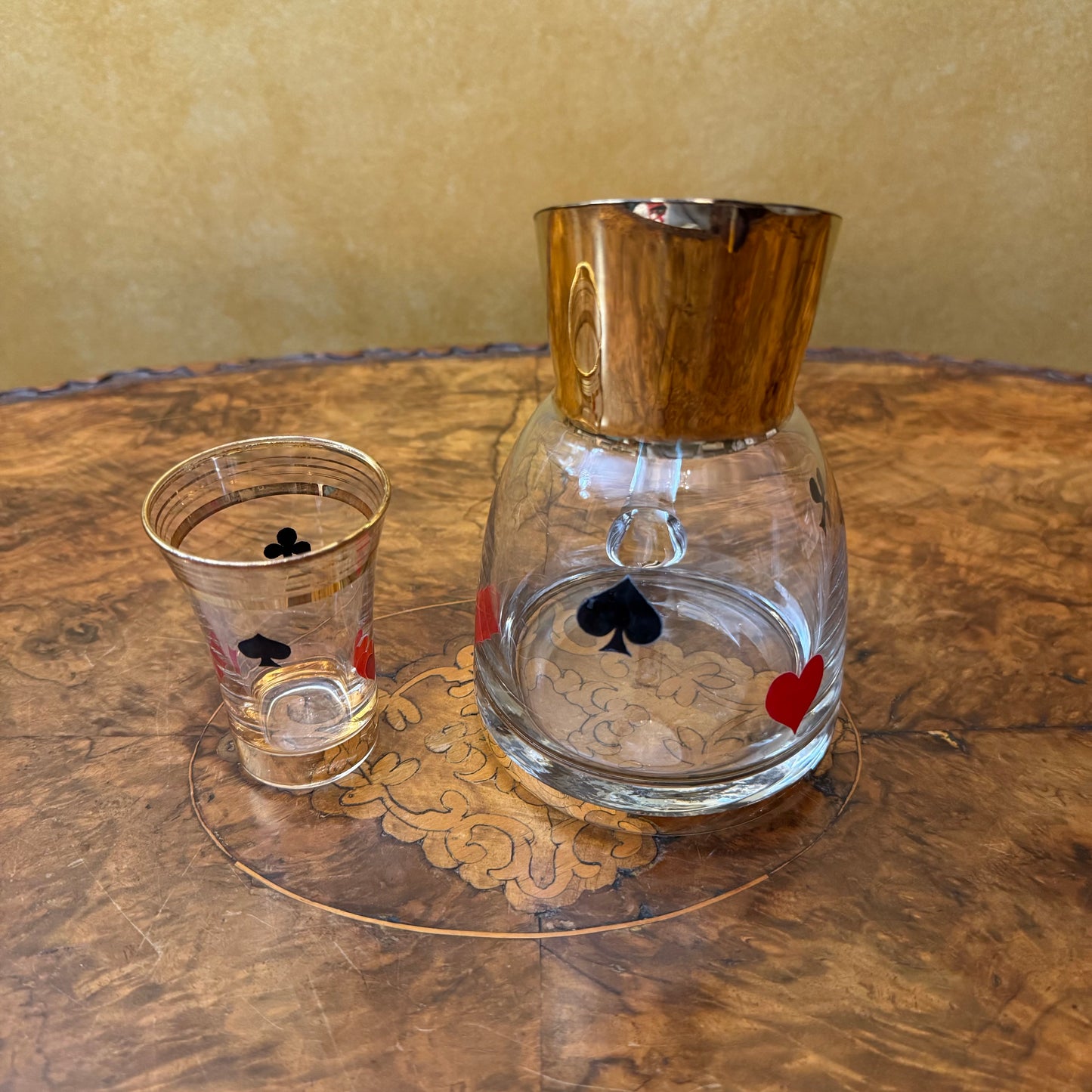 Playing Cards Jug & Shot 