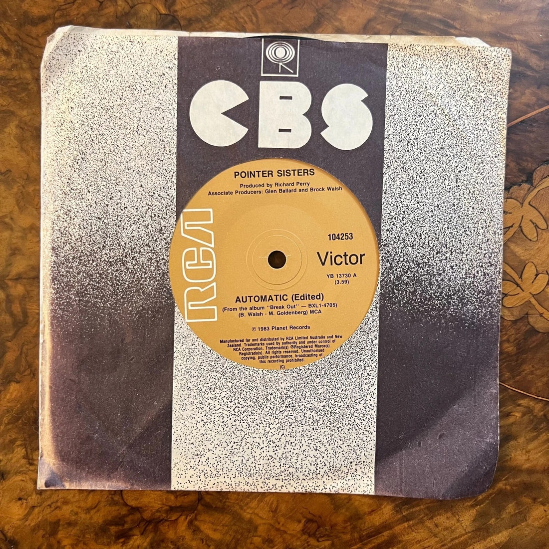 Pointers Sisters Automatic/ Nightline Record