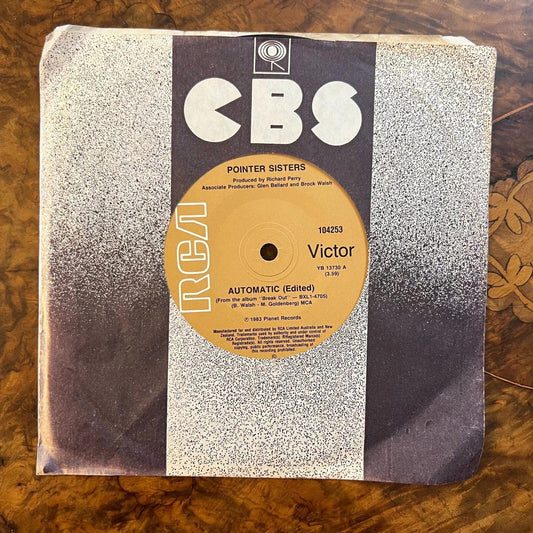 Pointers Sisters Automatic/ Nightline Record